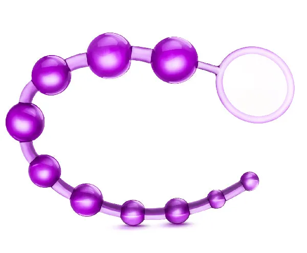 Anal Blush Novelties B Yours Basic Beads Purple