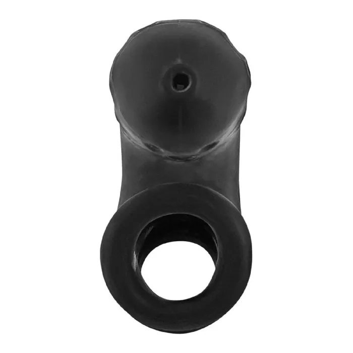 Anal Oxballs Airlock AirLite Vented Chastity Black Ice