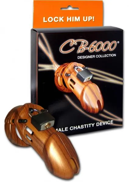 C B 6000 Designer Collection Male Chastity Device Wood Finish Seductucom Male Sex Toys C B 6000 Designer Collection Male Chastity Device Wood Finish Seductucom Male Sex Toys