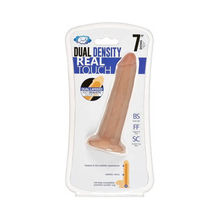 Cloud 9 Novelties Dildos Cloud 9 Dual Density Real Touch Dong 6 Inches With Balls Beige Cloud 9 Novelties Dildos Cloud 9 Dual Density Real Touch Dong 6 Inches With Balls Beige