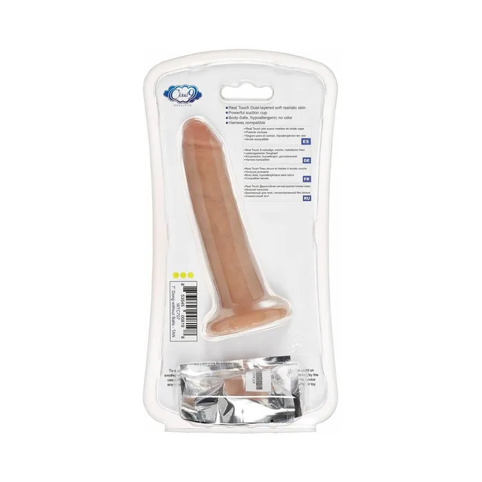 Cloud 9 Novelties Dildos Cloud 9 Dual Density Real Touch Dong 6 Inches With Balls Beige Cloud 9 Novelties Dildos Cloud 9 Dual Density Real Touch Dong 6 Inches With Balls Beige