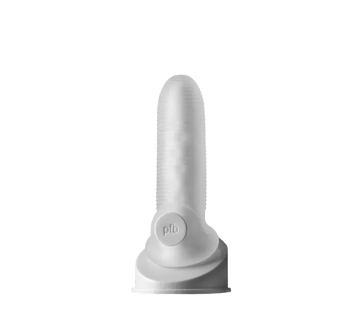 Fat Boy Micro Rib Sheath 55 Clear PerfectFit Dildos