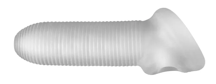 Fat Boy Micro Rib Sheath 55 Clear PerfectFit Dildos
