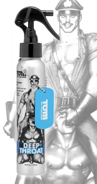 Tom Of Finland Deep Throat Spray 4oz Tom of Finland Anal Tom Of Finland Deep Throat Spray 4oz Tom of Finland Anal