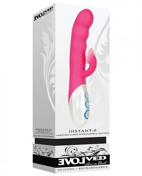 Vibrators Evolved Instant O Rechargeable Vibrator Pink