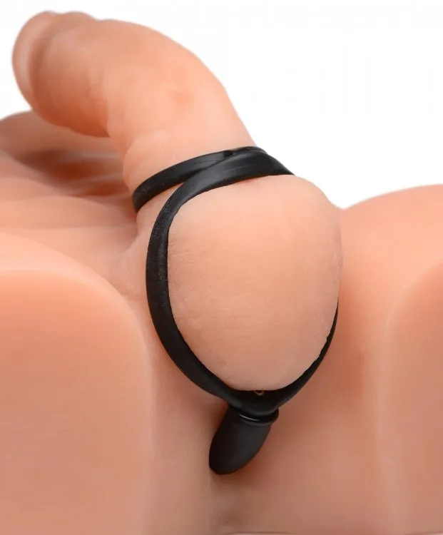 Master Series Male Sex Toys Master Series Devils Rattle Inflatable Anal Plug with Cock Ring