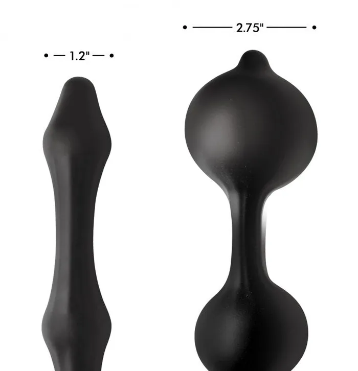 Master Series Male Sex Toys Master Series Devils Rattle Inflatable Anal Plug with Cock Ring