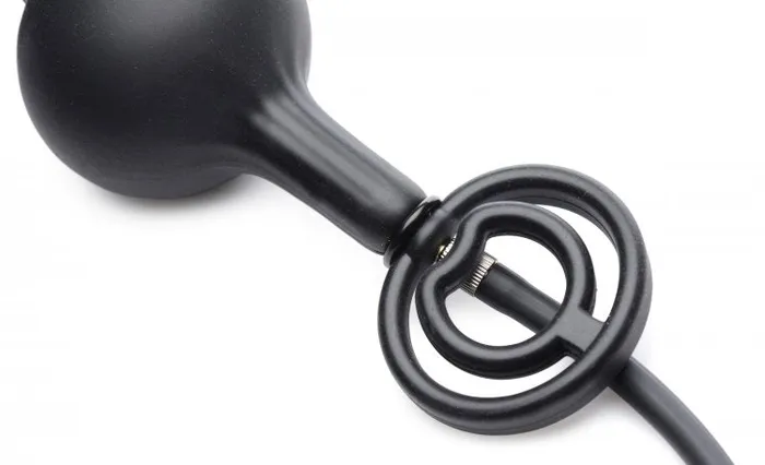 Master Series Male Sex Toys Master Series Devils Rattle Inflatable Anal Plug with Cock Ring
