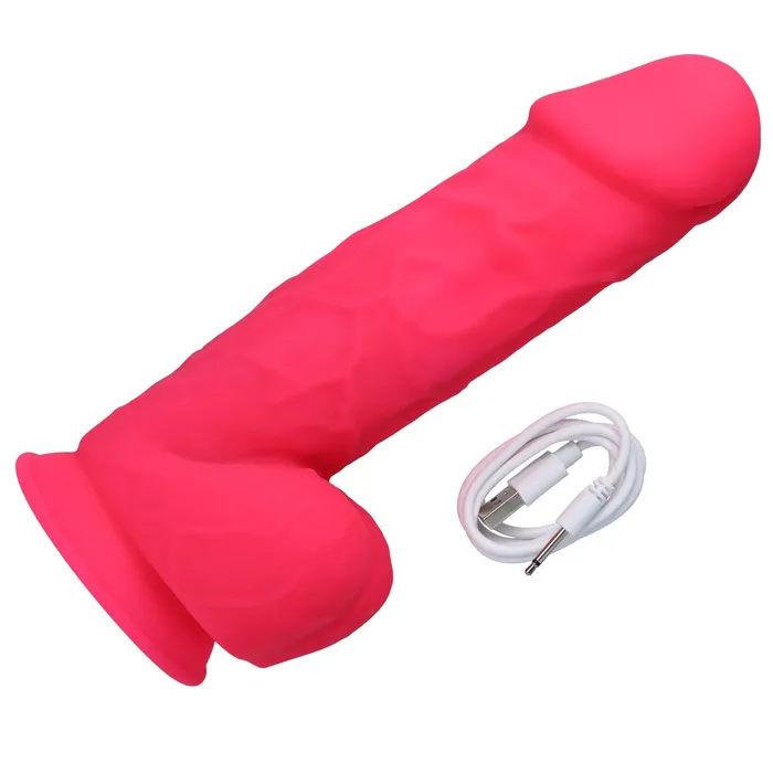 SilexD Vibrators Rechargeable double layer vibrating dildo SilexD 85 Model 4 pink
