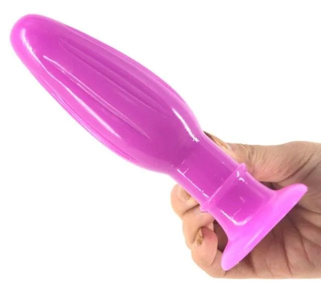 Anal Kinkpod FAAK suction cup vibrating black plug for women or men 38cm 15 width 145cm 57 length
