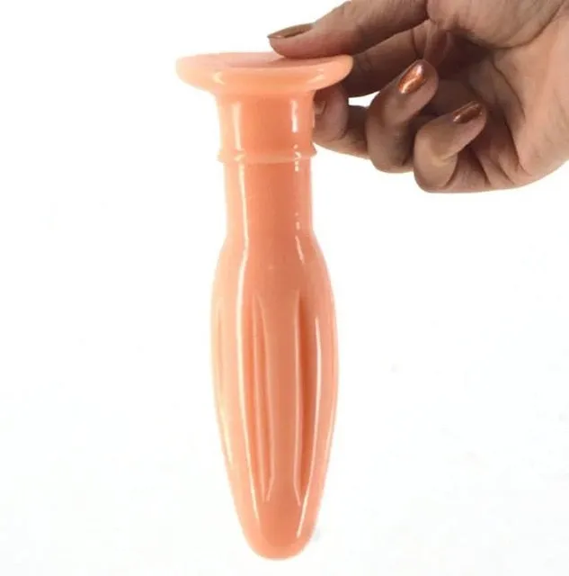 Anal Kinkpod FAAK suction cup vibrating black plug for women or men 38cm 15 width 145cm 57 length