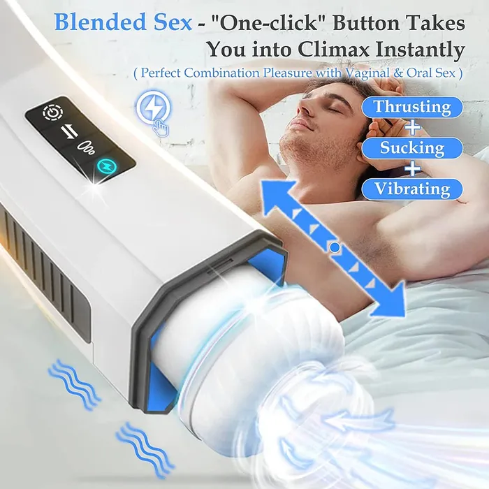 HGOD Male Sex Toys Hgod 007 III Automatic Sucking Vibration Telescopic Heating Male Masturbator