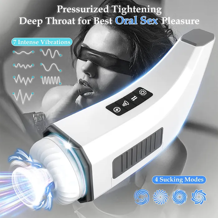 HGOD Male Sex Toys Hgod 007 III Automatic Sucking Vibration Telescopic Heating Male Masturbator